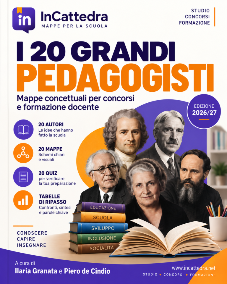 I 20 grandi pedagogisti – Mappe concettuali per concorsi e formazione docente