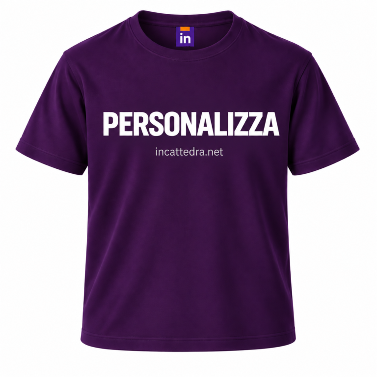 Personalizza la tua T-shirt InCattedra
