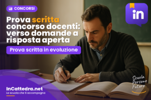 Prova scritta concorso docenti: verso domande a risposta aperta